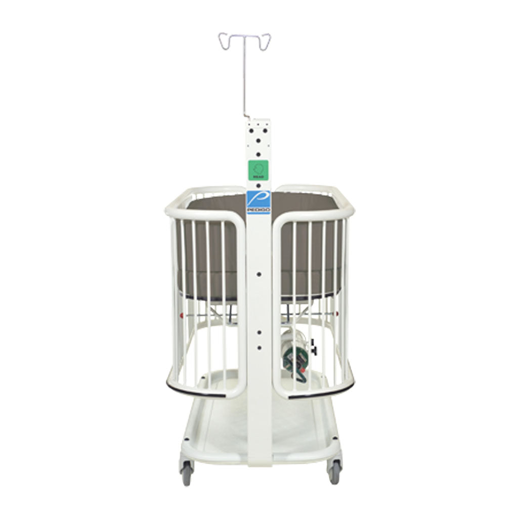 Refurbished Pedigo 500 Pediatric Stretcher Crib with IV stand